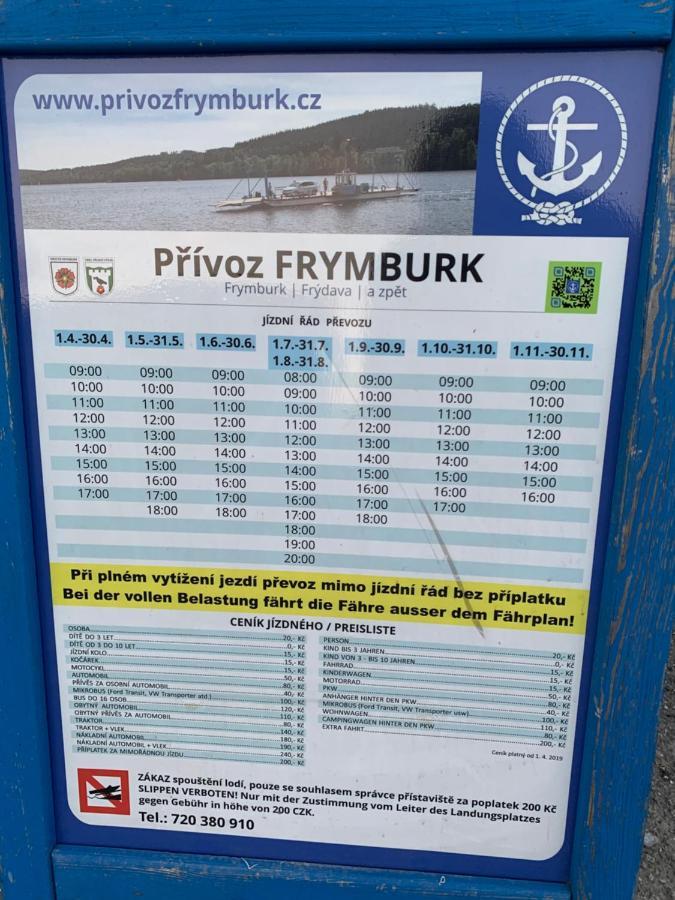Ubytovani Hanka V Pokoji S Bakonem C408 Frymburk Bagian luar foto